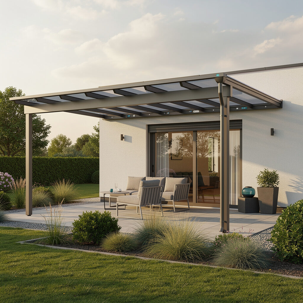 Freistehende Terrassendach mm Bungalow – mm Markisenbau Mueller GmbH